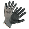 PosiGrip Coated Gloves, Large, Gray/Dark Gray