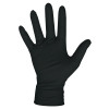 Disposable Nitrile Gloves, Gauntlet, 4 mil, Medium, Black