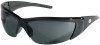 ForceFlex Protective Eyewear, Gray Lenses, Black Frame