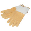 TIG/MIG Welding Gloves, Pigskin, Large, Tan