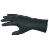 Nitrile Disposable Gloves, Powder Free; Textured, 6 mil, 2X-Large, Black
