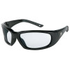 ForceFlex Next Generation Protective Eyewear, Clear Lenses, Black Frame