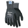 Ninja Wave Gloves, Medium, Black and White Speckled/Black/Blue