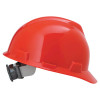 V-Gard Protective Caps and Hats, Fas-Trac Ratchet, Cap, Red