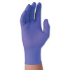 PURPLE NITRILE Exam Gloves, Beaded Cuff, Unlined, X-Small, Purple