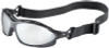 Seismic Sealed Eyewear, Reflect-50 Polycarbonate Anti-Fog Lenses, Black Frame