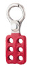 Lockout Hasps, 1 in Jaw dia., Red