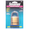 Sesamee  Keyless Padlocks, 5/16 in Diam., 1 in L X 1 in W, Black