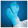 Nitrile Exam Gloves, Beaded Cuff, Unlined, Blue, Medium