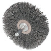 Stem-Mounted Narrow Conflex Brush, 2 D x 3/8 W, .0118 Stainless, 20,000 rpm