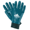 Predalite Nitrile Gloves, X-Large, White/Blue