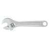 Adjustable Wrenches, 6 in Long, 15/16 in Opening, Satin