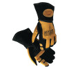 Revolution Stick/MIG Deerskin Welding Gloves, Large, Black/Gold