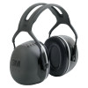 PELTOR X Series Ear Muffs, 31 dB NRR, Black, Over the Head