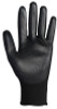 KleenGuard G40 Polyurethane Coated Gloves, Size 8, Black