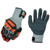 ORHD Cut Resistant Coated Gloves, Large, Salt & Pepper