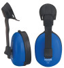 Mustang Earmuffs, 20 dB NRR, Blue, Cap Attached