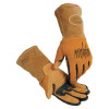 Stick/MIG Elk Grain Welding Gloves, Large, Tan/Gold/Brown