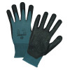 Bi-Polymer Palm-Coated Gloves, Large, Gray/Black