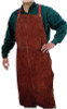 Leather Bib Apron, 24 in x 48 in, Golden Brown