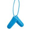 H10 Metal Detectable Disposable Earplugs - Corded, Foam, Blue, 100 pr/box