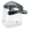 Dual Crown Faceshield Systems, 4 in Crown, 3C Ratchet, Clear