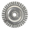 Stringer Bead Brush, 4 1/2 in D x 3/16 in W, .02 in Stainless Steel, 12,500 rpm