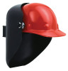 Protective Cap Welding Helmet Shells, #10, Gray, 4 1/2 in x 5 1/4 in