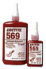 569 Thread Sealant, Hydraulic Sealants, 50 mL Bottle, Brown