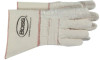 Gauntlet Cuff Hot Mill Gloves, Cotton, White, Large