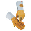 Kontour Welding Gloves, American Elk Grain Leather, Large, White/Brown