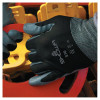 Atlas Assembly Grip 370B Nitrile-Coated Gloves, Medium, Black/Gray