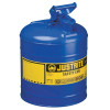 Type I Safety Cans, Kerosene, 5 gal, Blue