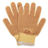 Grip N Kevlar Gloves, Medium, Size Medium, Blue/Rust/Yellow