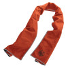 Chill-Its 6602MF Evaporative Micro-Fiber Cooling Towels, Orange/Gray