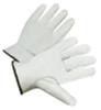 Premium Drivers Gloves, Goatskin, Medium, Unlined, White