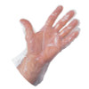 SENSAGUARD Disposable Polyethylene Gloves, Powder Free, 4 mil, X-Large, Clear