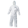 KLEENGUARD A10 Light Duty Apparel, Elastic Wrists, Hood & Zipper Front, XL