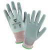 710HGU Palm Coated HPPE Gloves, Small, Gray; Gray/White Speckle; Red/WH Stripe