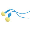 E-A-R Express Pod Plugs, Foam-Vinyl, Corded, Blue, 100 pr/box