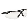 V30 Nemesis Safety Eyewear, Clear Hard Coat Anti-Fog Lenses, Black Frame