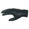 NitriShield Gloves, Rolled Cuff, Unlined, X-Large, Black