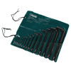 663ML Metric Long Arm Hex Key Sets, 15 per pouch, Hex Tip, Metric