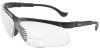 Genesis Readers Eyewear, Clear +1.5 Diopter Polycarb Hard Coat Lenses, Blk Frame