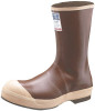 Neoprene Steel Toe Boots w/Chevron Outsole, Size 9, 12 in H, Copper/Tan