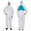 Disposable Protective Coverall 4520 Series, 3XL, White/Teal