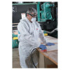 Disposable Protective Coverall 4520 Series, 2XL, White/Teal Disposable Protective Coverall 4520 Series, 2XL, White/Teal