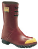 Insulated Steel Toe Boots, Size 11, 12 in H, Rubber, Red