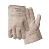 Jomac Brown and White Safety Cuff Gloves, Terry Cloth, X-Large, Unlined