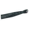 Neoprene Glovebox Gauntlet Ambidextrous Gloves, Black, Smooth, Size 9 3/4